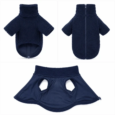 Bluza dla psa zapinana na zamek